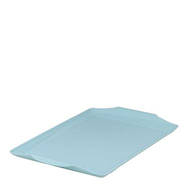 Imagem de Bandeja Square Retangular 23x35 Verde em Plástico Resistente Linha Tendência Linha Premium