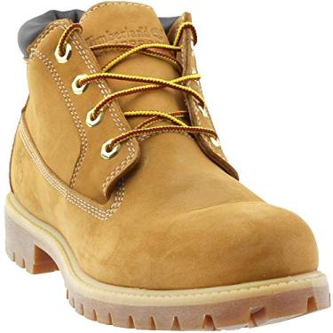 Imagem de Timberland Bota masculina Newman impermeável Chukka 1973, Nobuck de trigo, 42