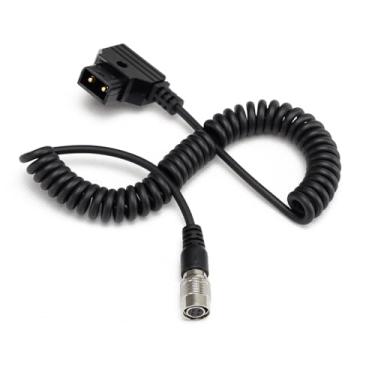 Imagem de Zblzgp Cabo de alimentação Hirose 4 pinos fêmea para Dtap enrolado para monitor AC7 OLED DP7