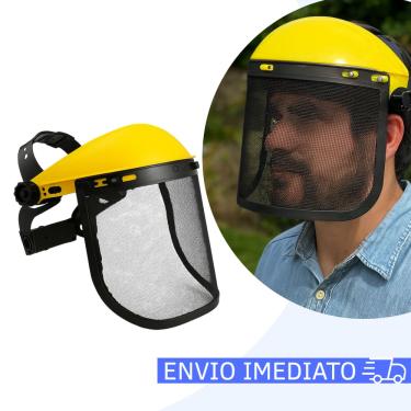 Imagem de Protetor Facial Completo Roçadeira Motosserra Tela Aço Epi