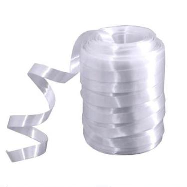 Imagem de Fitilho Decorativo 5mm x 50m - Branco, Dourado e Prata para Decoração 