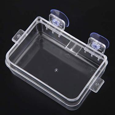 Imagem de SPYMINNPOO Prato de água para Répteis, Alimentador Suspenso ABS Premium, Bacia de Alimentação à Prova de Fuga, 3,94 X 2,36 Polegadas para Lagartixa, Dragão Barbudo, Cobra, Lagarto