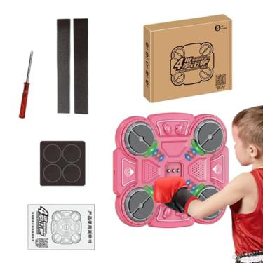 Imagem de Máquina De Boxe Com Música | Equipamento De Fitness Eletrónico Sem Fios - Equipamento De Treino De Boxe Inteligente - Para Rapazes, Crianças, Raparigas, Adultos, Ginásio E Em Casa