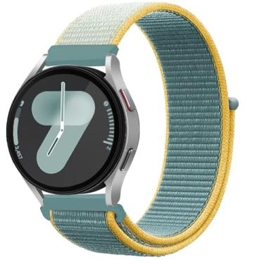 Imagem de Pulseira de nylon de 22 mm para Samsung Galaxy Watch 3 de 45 mm/Galaxy Watch de 46 mm/Gear S3 Frontier/Classic, pulseira de substituição esportiva de liberação rápida para Garmin Venu 3/Venu 2