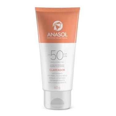 Imagem de Protetor Solar Facial Clareador Fps 50 Toque Seco Anasol 60g