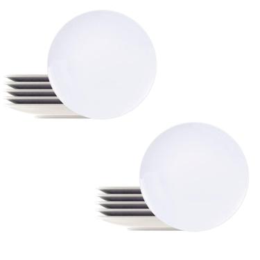 Imagem de Prato Raso Porcelana Leonora 25Cm 12 Un Tramontina 96010/204