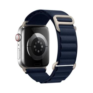 Imagem de Pulseiras De Relógio De Nylon Para Apple Watch Série 10 9 8 7 6 SE Ult