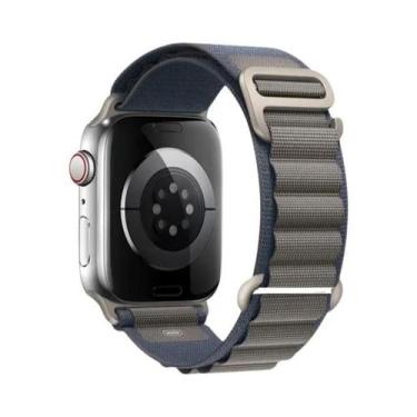 Imagem de Pulseiras De Relógio De Nylon Para Apple Watch Série 10 9 8 7 6 SE Ult