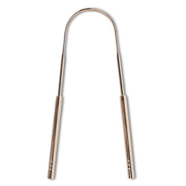 Imagem de Raspador Limpador de Língua Cobre Limpeza Remove Bactérias