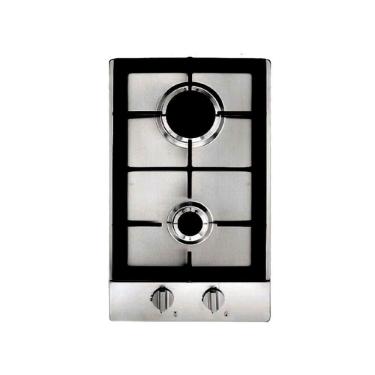 Imagem de Dominó A Gás 2 Queim. 30cm 220v Cuisinart Prime Aço Inox