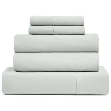 Imagem de UGG Jogo de lençol Hedi Split King, 5 peças, luxuoso, com bolsos profundos, roupa de cama premium com 2 fronhas, hipoalergênico, lavável na máquina, macio e leve, para cama ajustável, Split King,