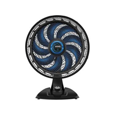 Imagem de Ventilador de Mesa de Mesa Arno X-Treme 9 Repelente VE95 40cm 9 Pás 3 Velocidades Preto e Azul Escuro 2720017497