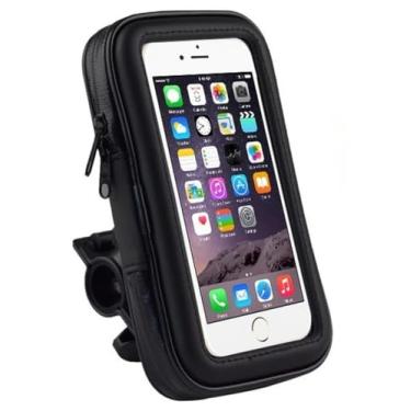 Imagem de Suporte para Celular com Capa e Bolsa Impermeável, Para Bike, 5.5 Polegadas