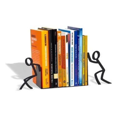 Imagem de 2X Suporte Livro Aparador Porta Livros Aço Toni Bibliocanto