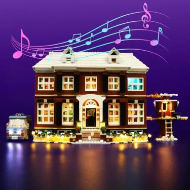 Imagem de VONADO Led Light Kit for Lego Home Alone Exclusive 21330 Building Set (No Model), Led Decoration Lighting Set for Lego Ideas 21330 Collectible Building Blocks Model (Music Version)