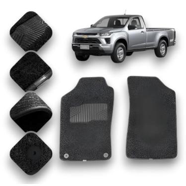 Imagem de Tapete Automotivo Kapazi S10 Cabine Simples 2013 A 2024 (preto)