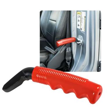 Imagem de MUQIDA Maçaneta de porta de carro para idosos, alça de suporte portátil, barra multifuncional de assistência de trava de porta, dispositivo de assistência de segurança de mobilidade em pé de veículo