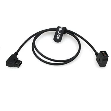 Imagem de ZBLZGP D-Tap Cabo de alimentação de bateria P-Tap de 2 pinos macho para fêmea para bateria IDX Anton-Bauer V-Mount Gold Mount ARRI Câmera Vermelha (1M)