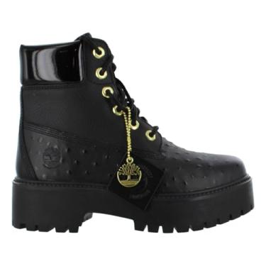 Imagem de Timberland Bota feminina impermeável Stone Street 15 cm, Preto, 36