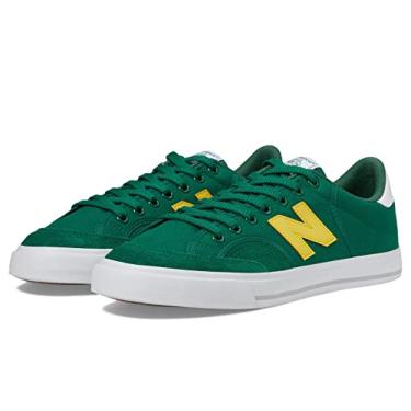 Imagem de New Balance NM212 T nis masculino creme/branco, Verde/amarelo, 8.5 Women/7 Men