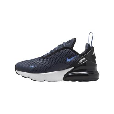 Imagem de Nike Tênis infantil Air Max 270, Azul trovão/preto/branco/Royal Pulse, 13 Little Kid