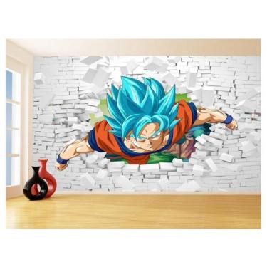 Imagem de Papel De Parede 3D Dragon Ball Goku Vegeta Anime 3,5M Dbz70 - Você Dec