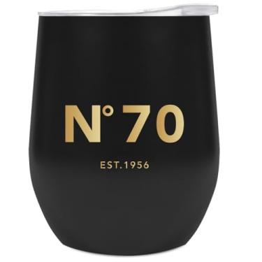 Imagem de NGLIV Presentes de aniversário de 70 anos para mulheres e homens, presentes de aniversário de 1956 para homens, mulheres, mãe, pai, irmã, melhores amigas, caneca de aniversário de 70 anos, copo para