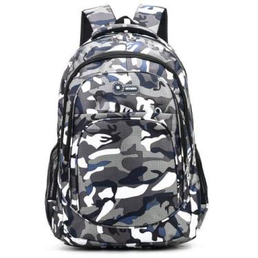 Imagem de Mochila Camuflagem Para Menino e Menina, Mochila Escolar Para Viagem 6