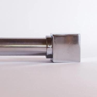 Imagem de KIT PAR de Ponteira Cubo para Varão de Cortina 28mm em Alumínio - Core