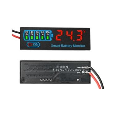 Imagem de Painel Indicador De Carga De Bateria LED Universal DC 7-55V Para Bater