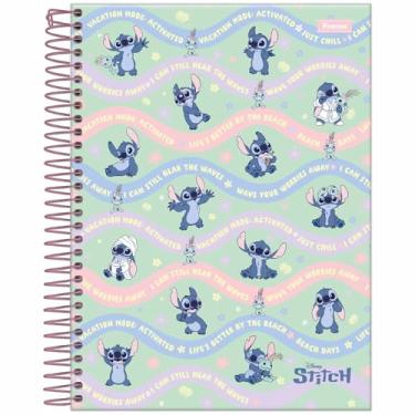 Imagem de Caderno College Colegial 1 Matéria Espiral Capa Dura 80 Folhas Stitch Capa C Foroni