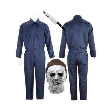 Imagem de Fantasia De Halloween Masculina De Michael Myers, Roupa Sangrenta Para