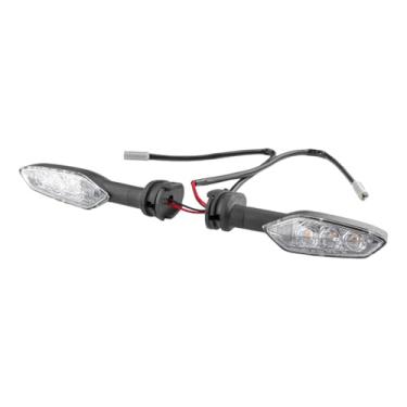 Imagem de Generic Luz indicadora de direção para motocicleta com luz amarela para YBR250 FZ6R XJ6N XSR 900 - Peças de Reposição, Capa Transparente de 2 Peças