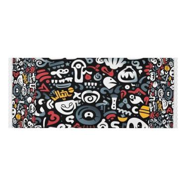 Imagem de Wassud Capas de lavadora e secadora com padrão de desenho animado, protetor de lavadora com sacos de armazenamento, capa de geladeira à prova de poeira com bolsos para lavanderia doméstica, cozinha