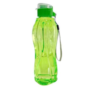 Imagem de Garrafa Squeeze 620ml para Água Com Tampa Academia Caminhada Fitness (Verde)