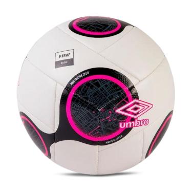Imagem de Bola de Campo Umbro Neo Swerve Club Fifa Basic Branco/rosa-Unissex