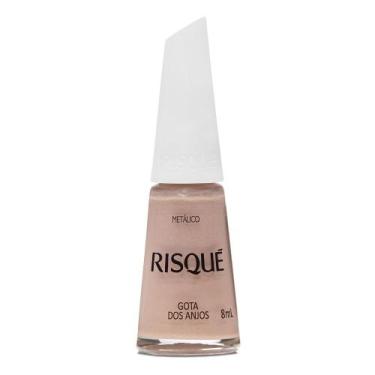 Imagem de Esmalte Risqué Nude Metálico Gota dos Anjos 8ml, 8ML, Nude