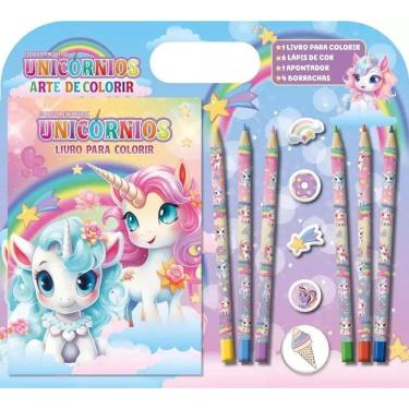 Imagem de Arte De Colorir - Floresta Encantada - Unicórnios