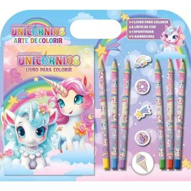 Imagem de Arte De Colorir - Floresta Encantada - Unicórnios