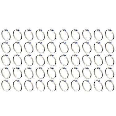 Imagem de Kit 50 Abraçadeira Aço Carbono Fita 9mm 25x38mm 1x1.1/2 - Marbo