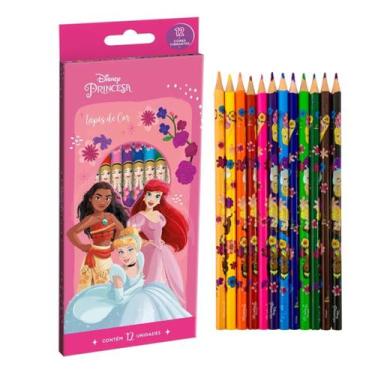 Imagem de Lápis de Cor Princesas 12 Cores - TRIS