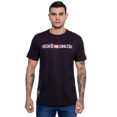 Imagem de Camiseta Ecko Unltd Logo Prateada Refletiva-Masculino