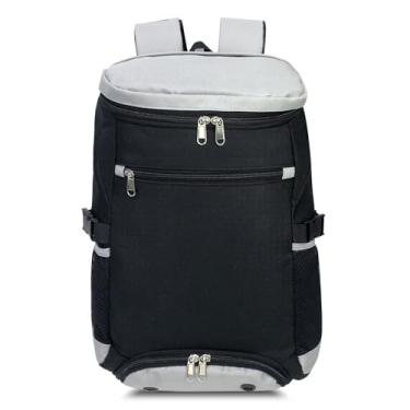 Imagem de Mochila de tênis grande capacidade com compartimento para sapatos badminton respirável equipamentos esportivos