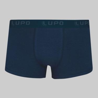 Imagem de Cueca Lupo Sunga Algodão com Elastano 00480, Azul marinho, GG