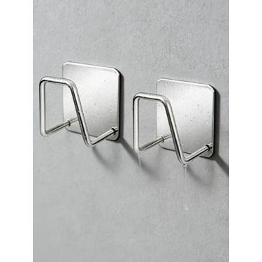 Imagem de 2 peças de suporte de esponja para pia de cozinha, suporte de esponja pequeno adesivo forte, rack de armazenamento embutido para pia multifuncional, melhorando a eficiência da organização da pia da