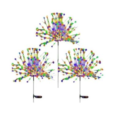 Imagem de Luzes De Fogos De Artifício LED Alimentadas Por Energia Solar Para Cam
