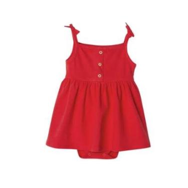 Imagem de Vestido Body Hering Bebê de Alcinha Vermelho-Feminino