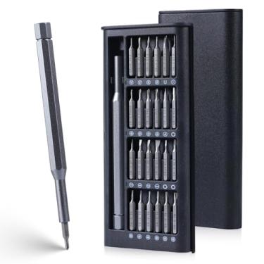 Imagem de Mini kit de ferramentas de reparo magnético profissional 25 em 1, conjunto de chaves de fenda de precisão, conjunto de mini chaves de fenda de precisão, ferramenta pequena para telefone, computador