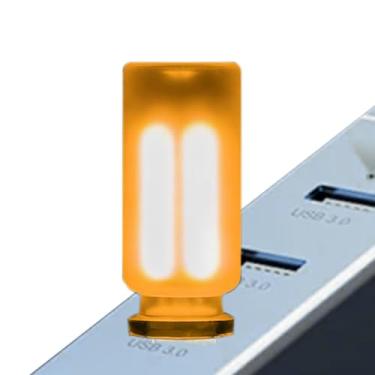 Imagem de Luz Noturna Com Controlo Por Toque - Lâmpadas Portáteis Com Brilho Ajustável - Luminária De Ambiente Garrafa De Vidro | Para Quarto De Crianças Corredor Casa De Banho E Família