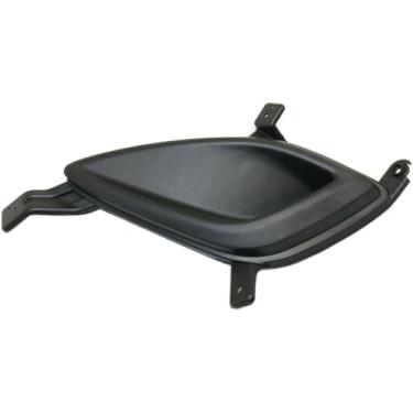 Imagem de DAT AUTO PARTS Tampa do furo do farol de neblina dianteiro esquerdo do motorista substituição de inserção de molde para Hyundai Elantra 2011 2012 2013 4 portas Sedan modelos preto texturizado plástico